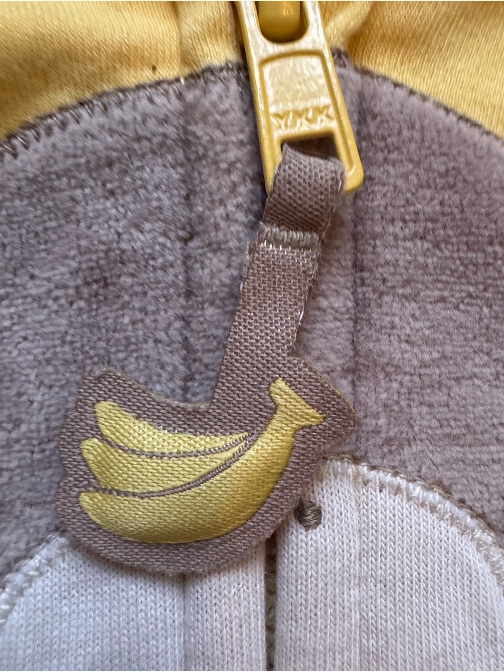 Gymboree Monkey Hoodie Jacket & Garanimals Striped Pants Outfit 3-6 Months Boy - Picture 7 of 11